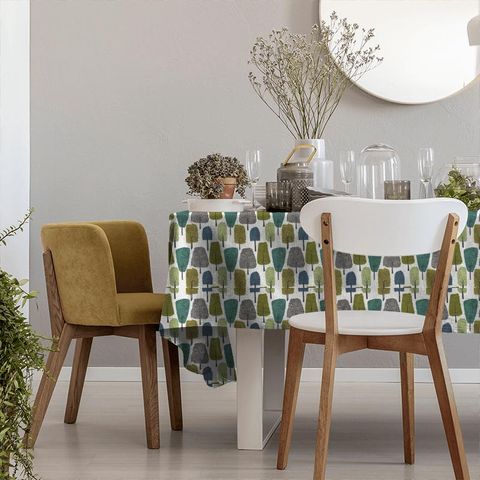 Cedar Slate / Apple / Ivy Tablecloth