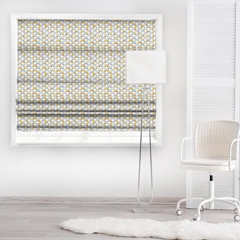 Lintu Dandelion / Butterscotch / Pebble Made To Measure Roman Blind