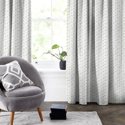Mukula Slate / Biscuit / Charcoal Made To Measure Curtain