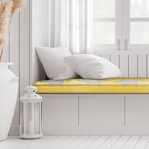 Mr Fox Sunflower Gull And Chalk Box Cushion