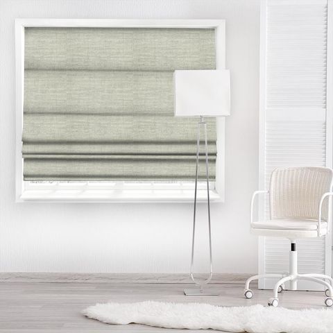 Plains One Pewter Made To Measure Roman Blind