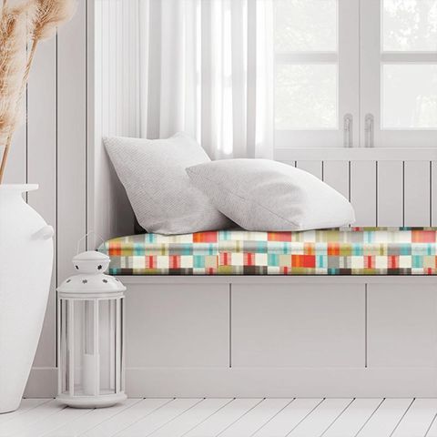 Navajo Tomato / Multi Box Cushion