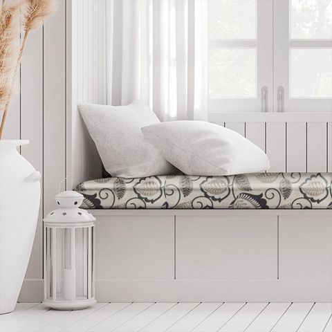 Esme Charcoal Box Cushion