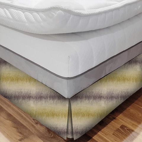 Chloe Aubergine Bed Base Valance