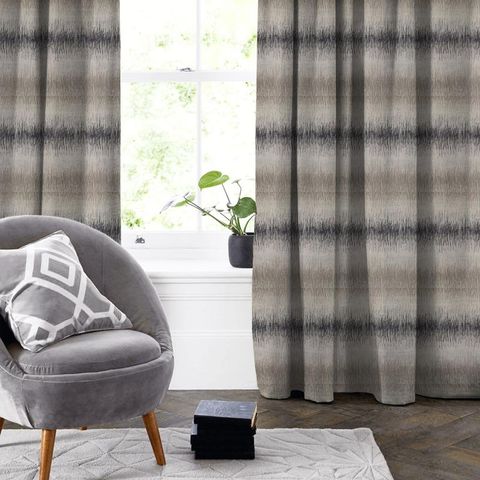 Chloe Charcoal Made To Measure Curtain
