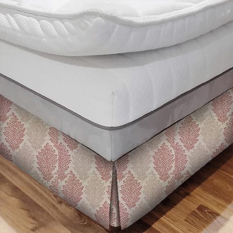 Jessie Red Bed Base Valance