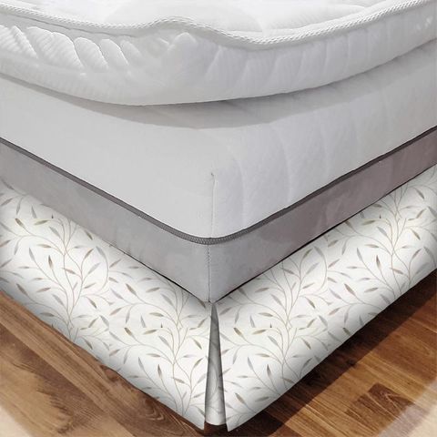 Pietra Pearl Bed Base Valance
