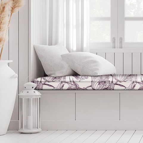 Cecily Lavender Box Cushion