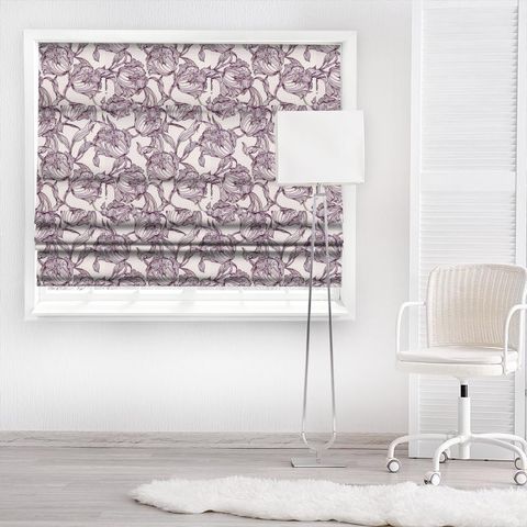 Cecily Lavender Made To Measure Roman Blind