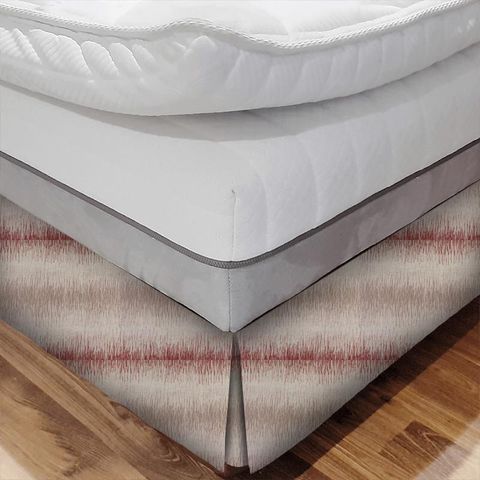 Chloe Red Bed Base Valance