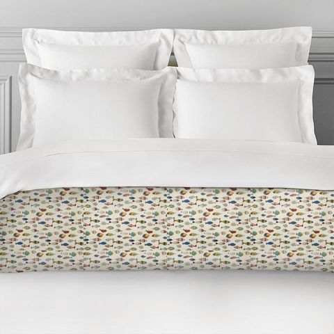 Gone Fishing Vintage Bed Runner