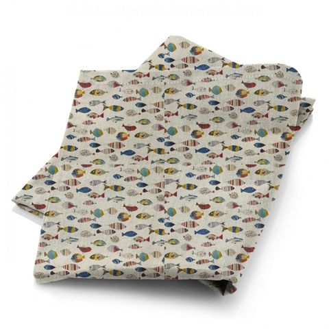 Gone Fishing Vintage Fabric