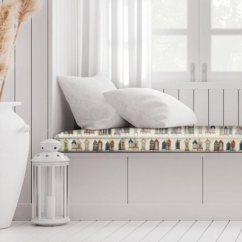 Beach Hut Antique Box Cushion