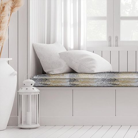 Byron Ochre Box Cushion