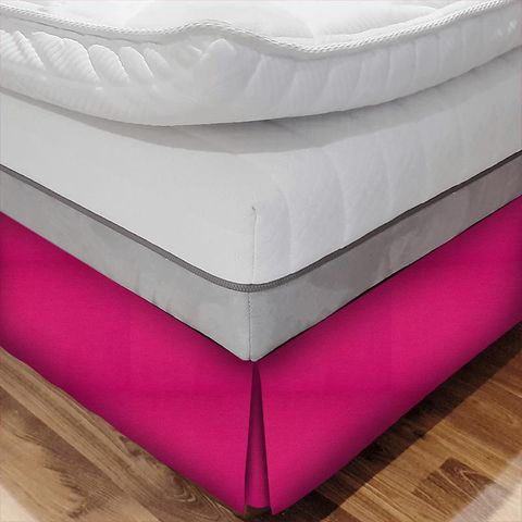 Carnaby Fuchsia Bed Base Valance