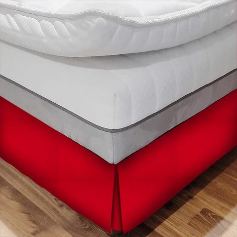 Carnaby Rouge Bed Base Valance