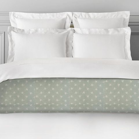 Bees DuckEgg Bed Runner