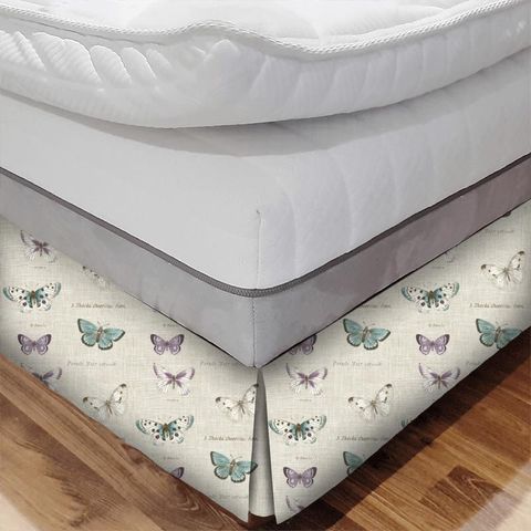 Butterflies Linen Bed Base Valance