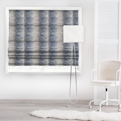 Byron Blue Made To Measure Roman Blind