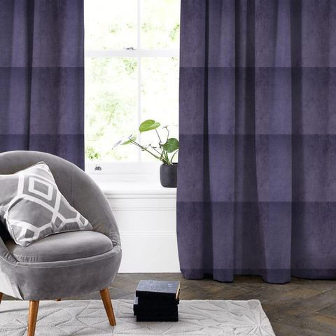 Opulence Blueberry Made To Measure Curtain