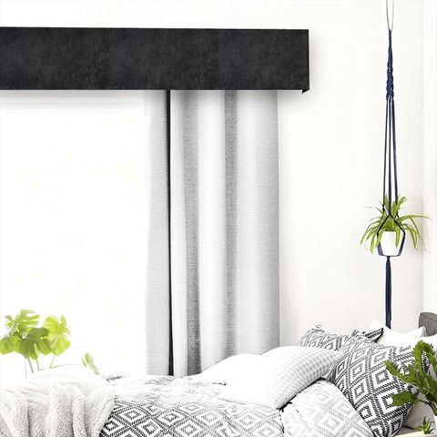 Opulence Charcoal Pelmet