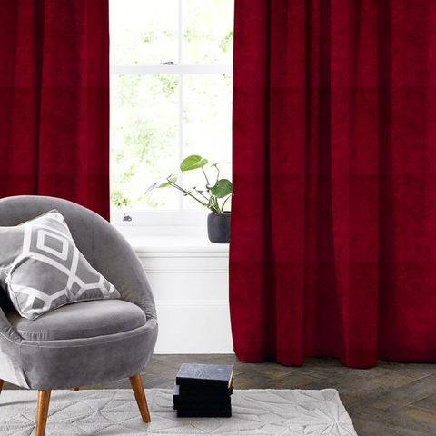 Opulence Rosso Made To Measure Curtain