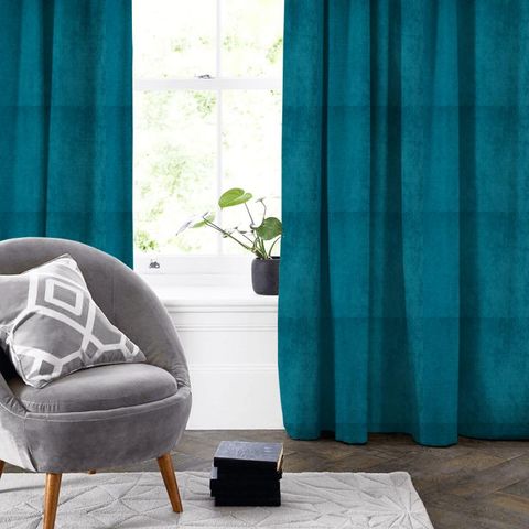 Opulence Teal Made To Measure Curtain