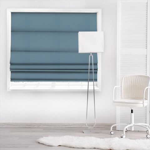 Panama Blue Made To Measure Roman Blind