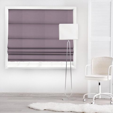 Panama Lavender Made To Measure Roman Blind