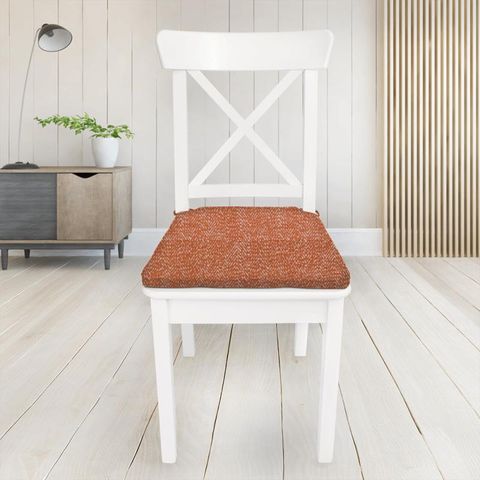 Shelley Terracotta Seat Pad Cover