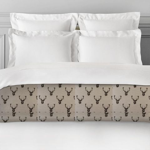 Stags Charcoal Bed Runner