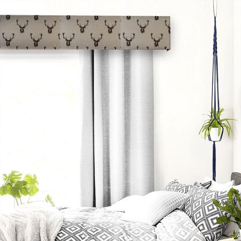 Stags Charcoal Pelmet