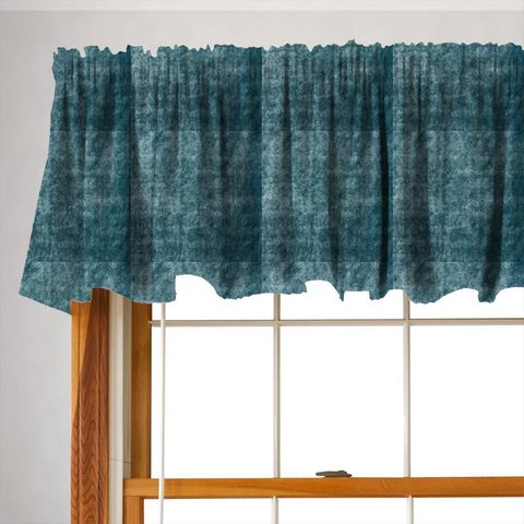 Velvet DuckEgg Valance