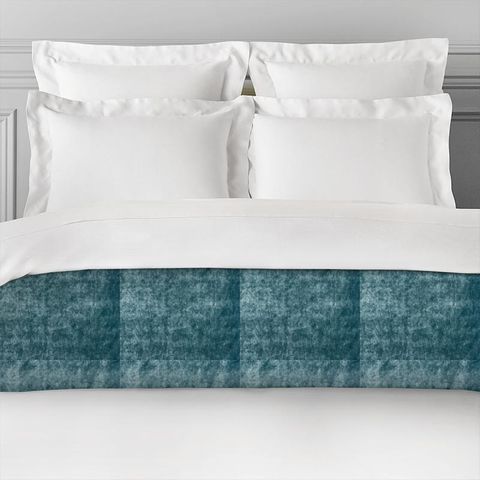 Velvet DuckEgg Bed Runner