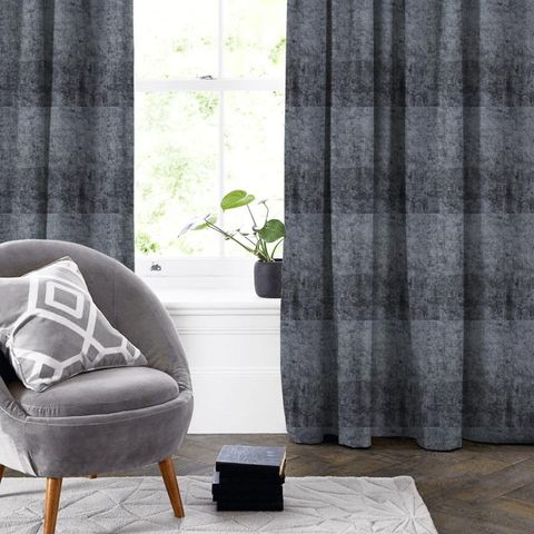 Velvet Elephant Made To Measure Curtain