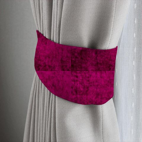 Velvet Fuchsia Tieback