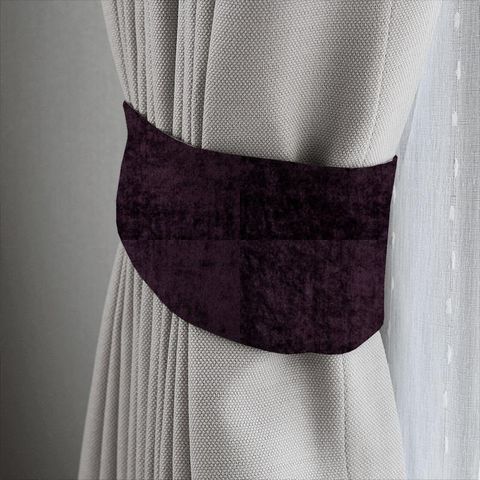 Velvet Grape Tieback