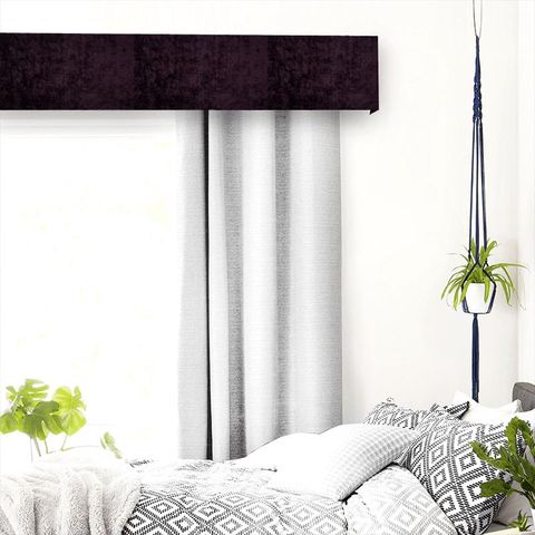 Velvet Grape Pelmet