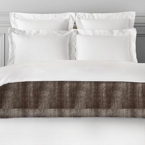 Velvet Taupe Bed Runner