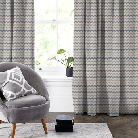 Verne Blue Made To Measure Curtain