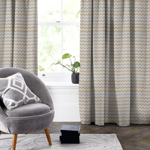 Verne Ochre Made To Measure Curtain
