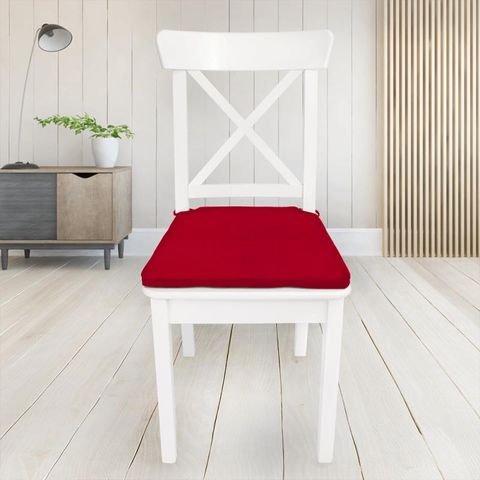 Panama Rosso Seat Pad Cover