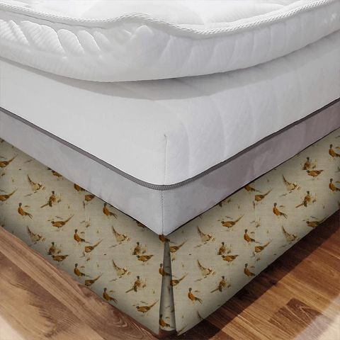 Pheasant Natural Bed Base Valance