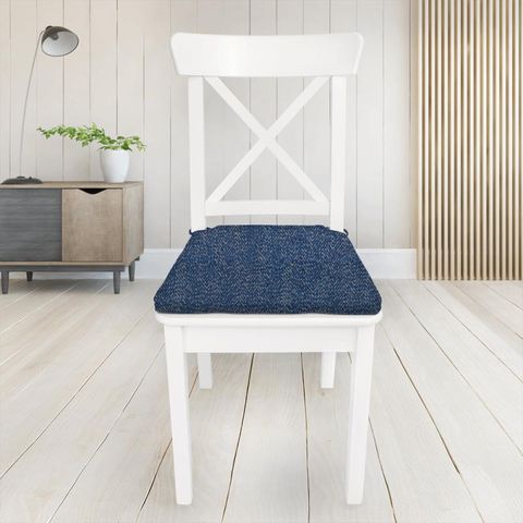 Shelley China Blue Seat Pad Cover