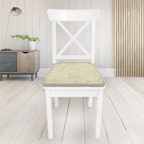 Browsholme Linen Seat Pad Cover
