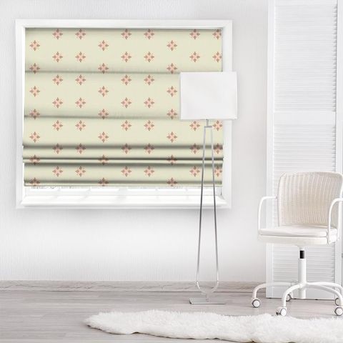 Daphne Coral Made To Measure Roman Blind