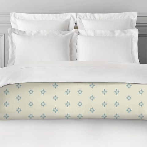 Daphne French blue Bed Runner
