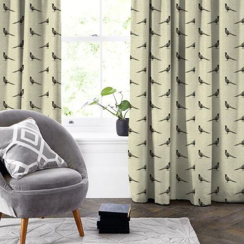 Frank Pheasant Natural Made To Measure Curtain