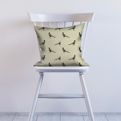 Frank Pheasant Natural Cushion