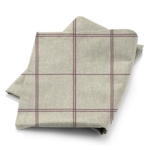 Galway Check Heather Fabric
